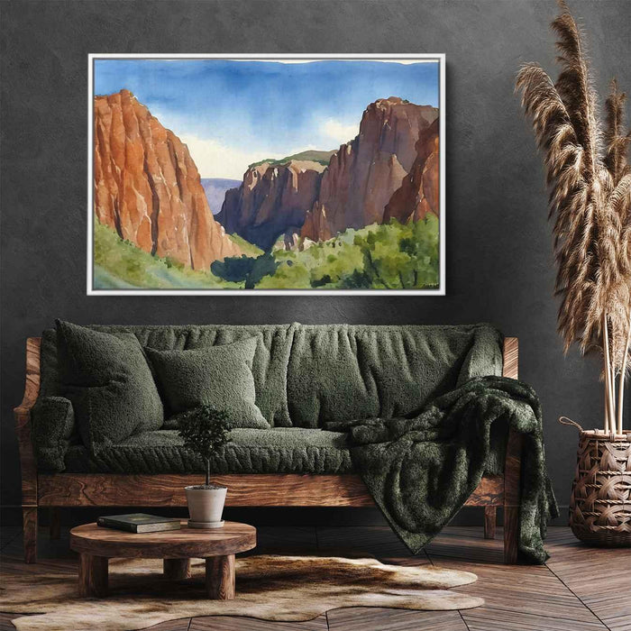 Watercolor Black Canyon of Gunnison #102 - Kanvah