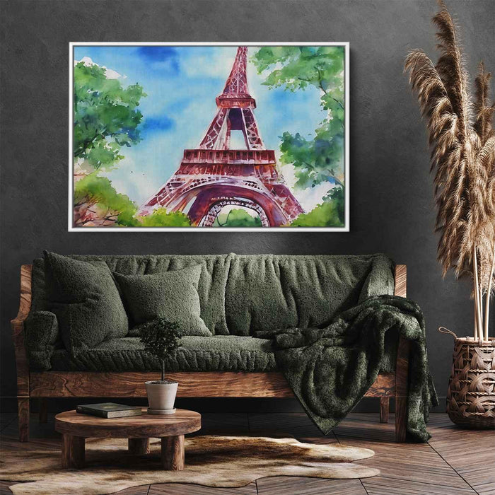 Watercolor Eiffel Tower #131 - Kanvah