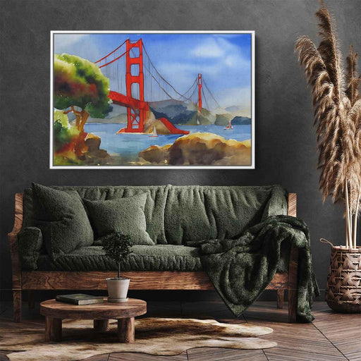 Watercolor Golden Gate Bridge #130 - Kanvah