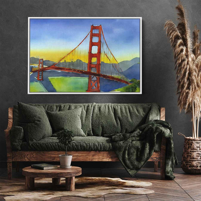 Watercolor Golden Gate Bridge #132 - Kanvah