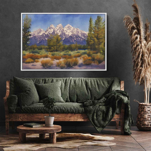 Watercolor Grand Tetons #101 - Kanvah