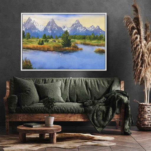 Watercolor Grand Tetons #102 - Kanvah