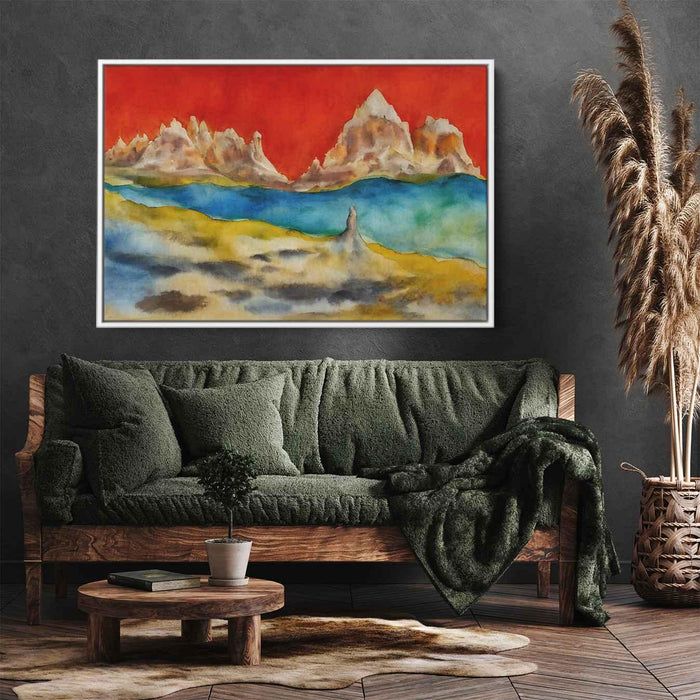 Watercolor Hoodoo formations #121 - Kanvah