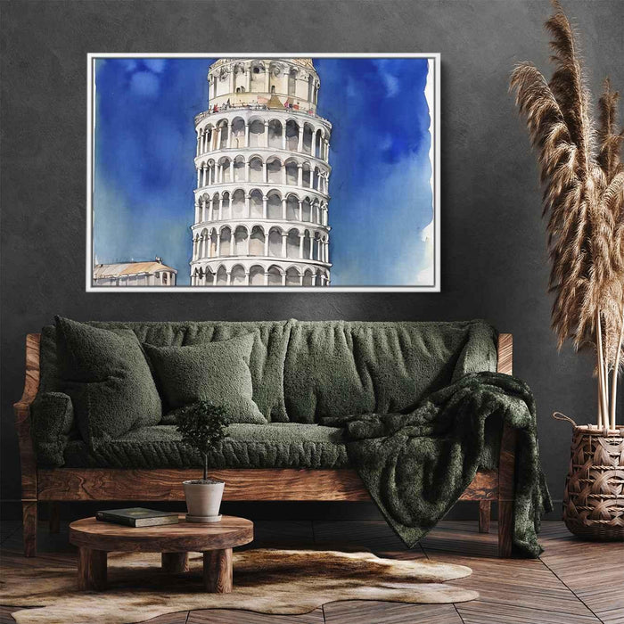 Watercolor Leaning Tower of Pisa #102 - Kanvah