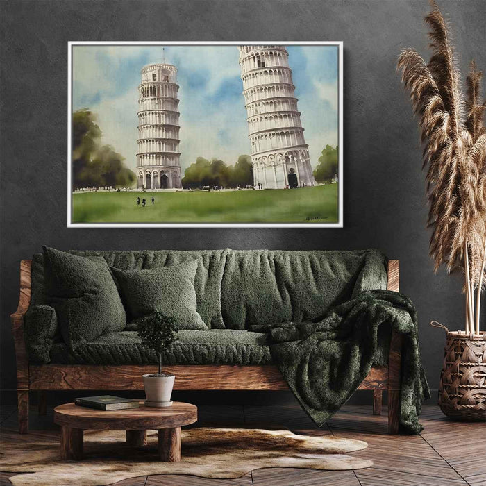 Watercolor Leaning Tower of Pisa #130 - Kanvah