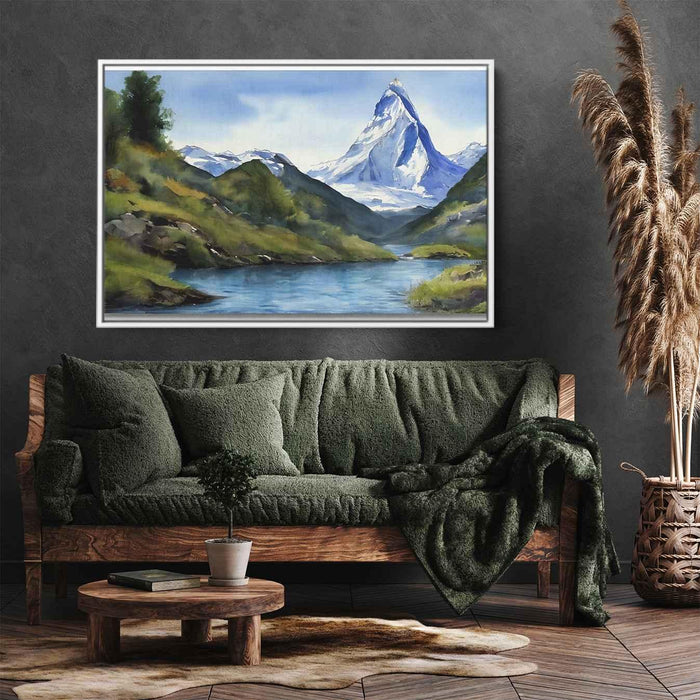 Watercolor Matterhorn #121 - Kanvah