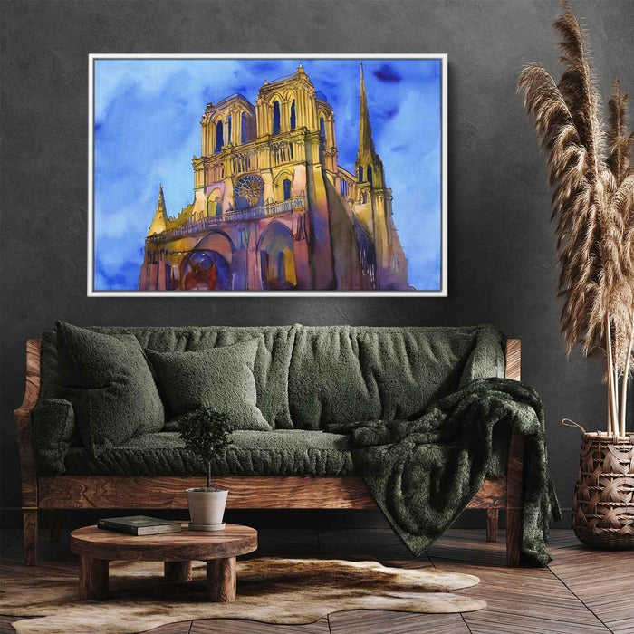 Watercolor Notre Dame Cathedral #130 - Kanvah