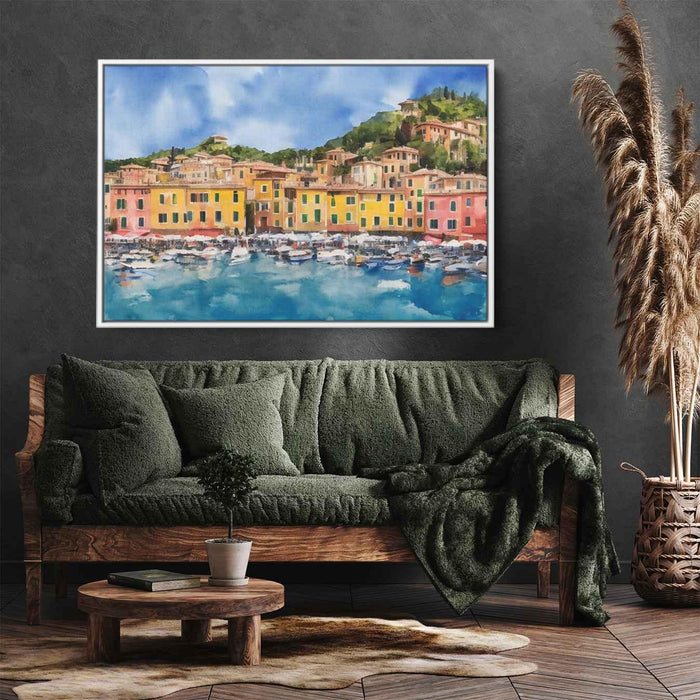 Watercolor Portofino #101 - Kanvah