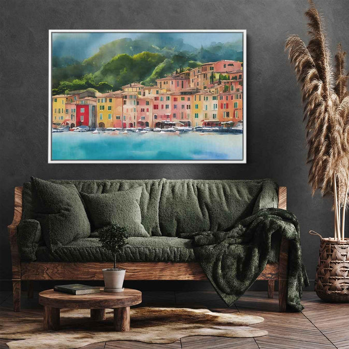 Watercolor Portofino #121 - Kanvah