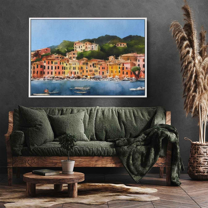 Watercolor Portofino #132 - Kanvah