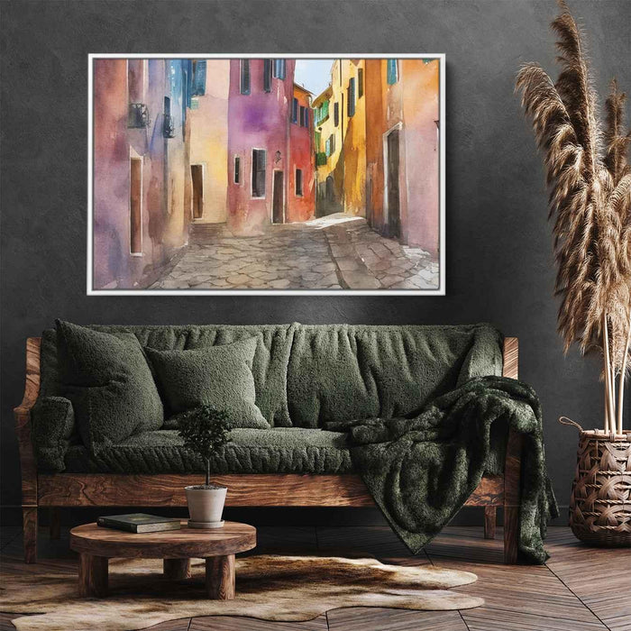 Watercolor Portofino Streets #102 - Kanvah