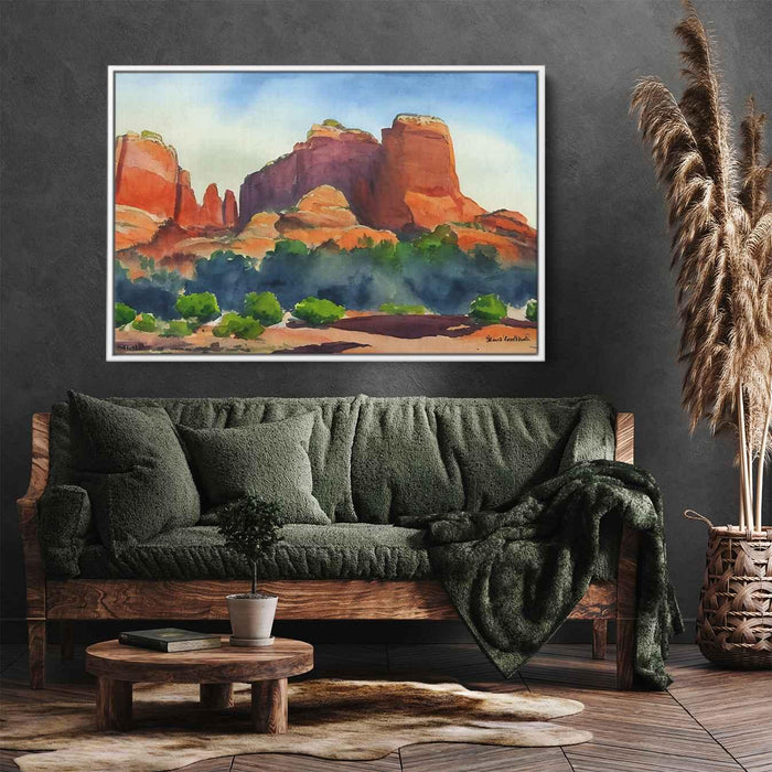 Watercolor Sedona Red Rocks #101 - Kanvah