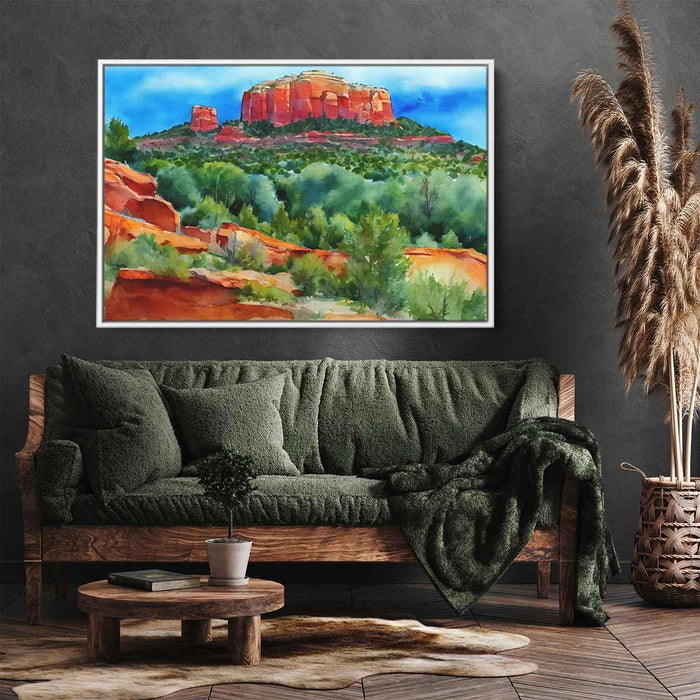 Watercolor Sedona Red Rocks #131 - Kanvah