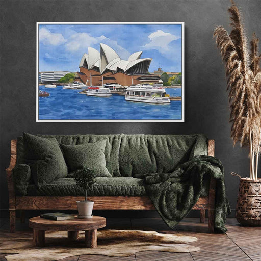 Watercolor Sydney Opera House #131 - Kanvah