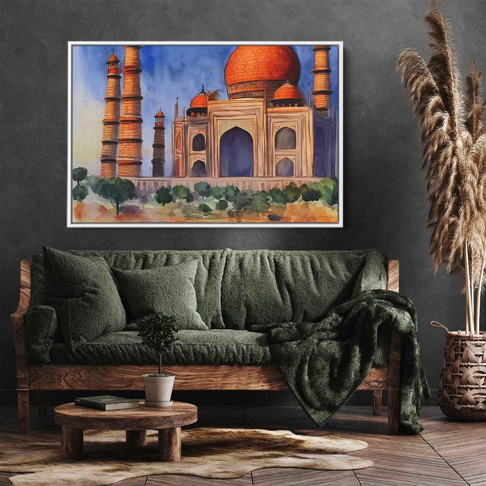 Watercolor Taj Mahal #102 - Kanvah