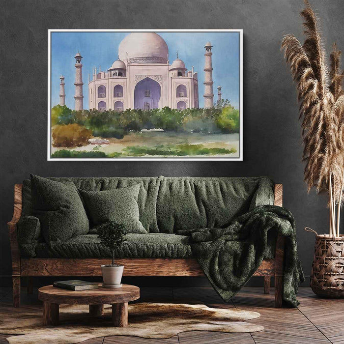 Watercolor Taj Mahal #131 - Kanvah