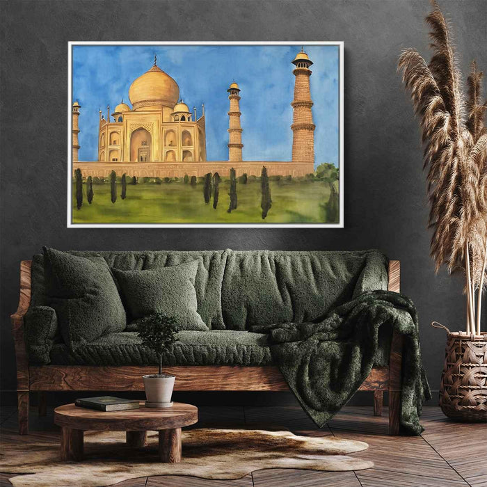 Watercolor Taj Mahal #132 - Kanvah