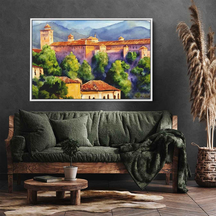 Watercolor Alhambra #132 - Kanvah