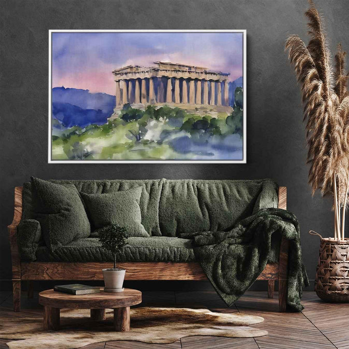 Watercolor Parthenon #121 - Kanvah