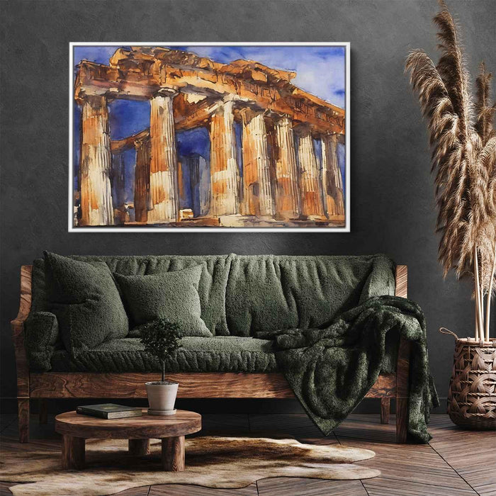 Watercolor Parthenon #131 - Kanvah