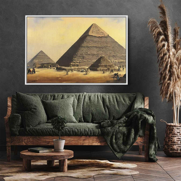 Watercolor Pyramids of Giza #121 - Kanvah