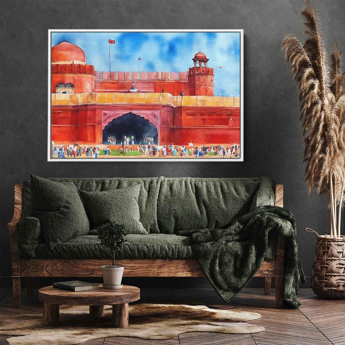 Watercolor Red Fort #121 - Kanvah