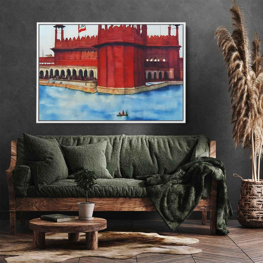 Watercolor Red Fort #132 - Kanvah