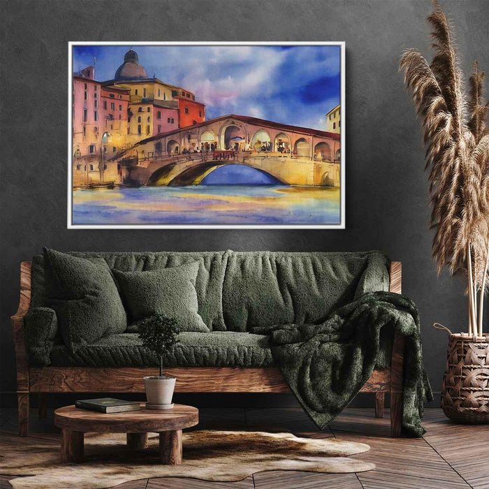 Watercolor Rialto Bridge #102 - Kanvah