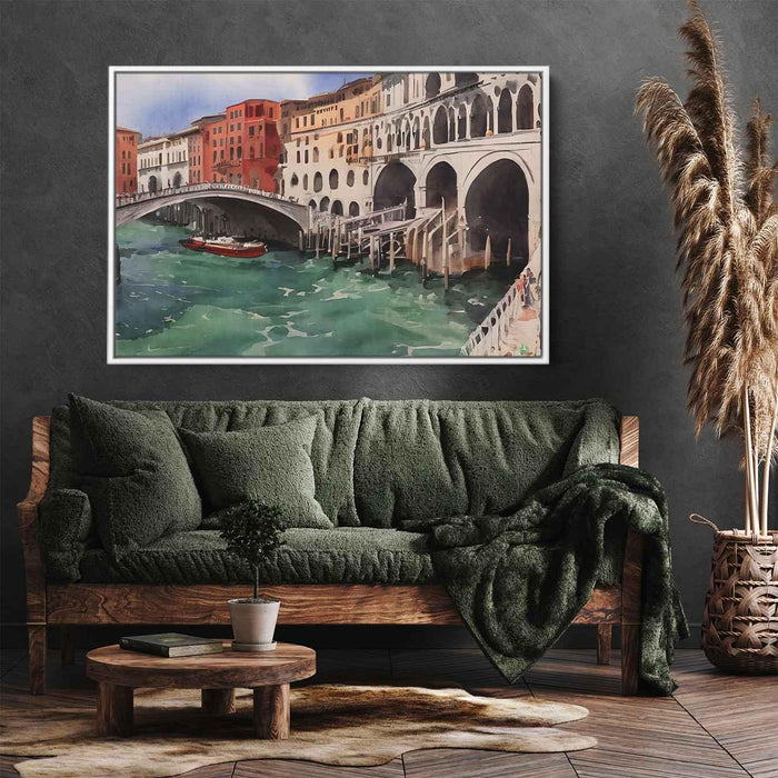 Watercolor Rialto Bridge #132 - Kanvah