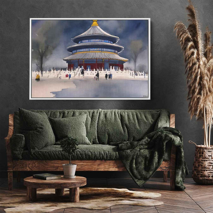 Watercolor Temple of Heaven #121 - Kanvah