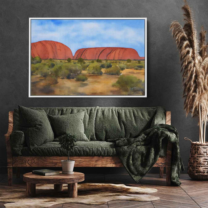 Watercolor Uluru #102 - Kanvah