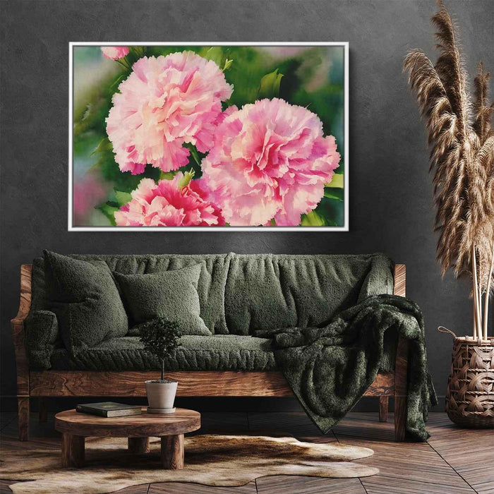 Watercolour Painting Carnations #101 - Kanvah