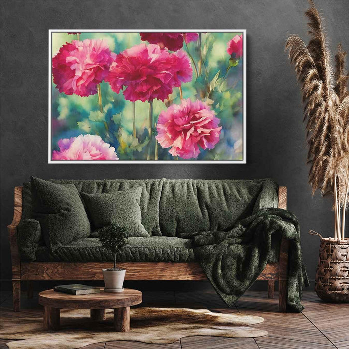 Watercolour Painting Carnations #130 - Kanvah