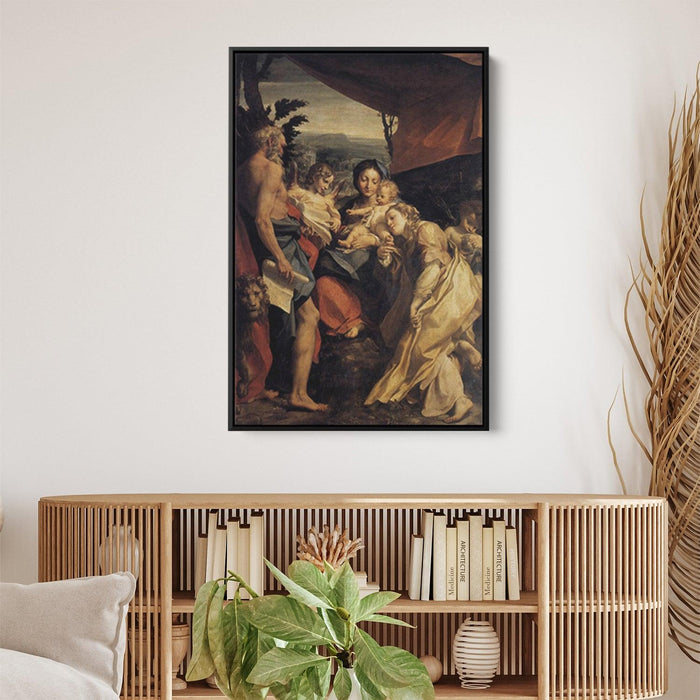 Madonna with St. Jerome (The Day) by Correggio - Canvas Artwork