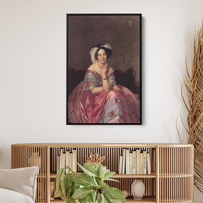 Baronesss Betty de Rothschild by Jean Auguste Dominique Ingres - Canvas Artwork