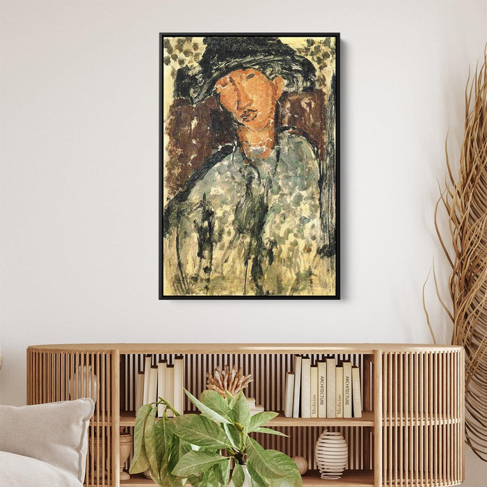Chaim Soutine by Amedeo Modigliani - Canvas Artwork