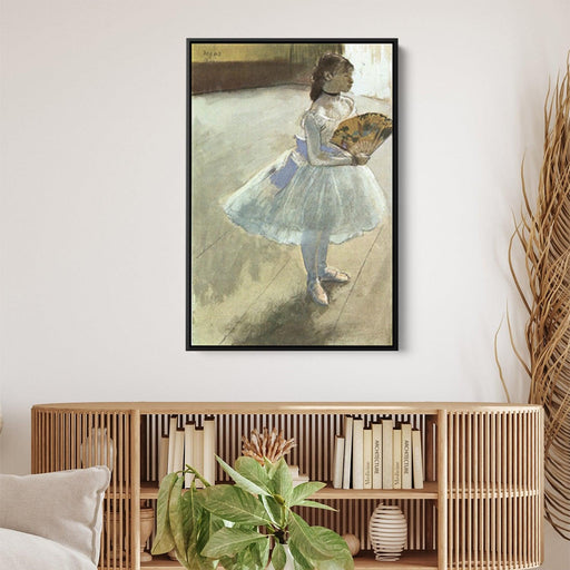 Dancer with a Fan by Edgar Degas - Canvas Artwork