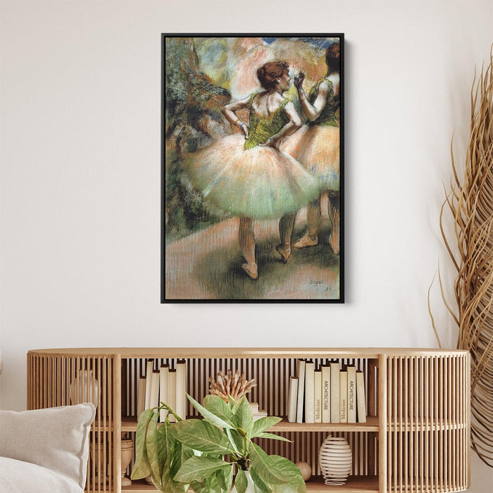 Dancers, Pink and Green by Edgar Degas - Canvas Artwork