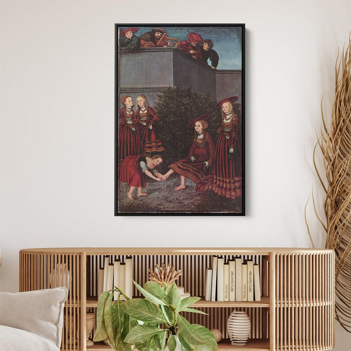 David and Bathsheba by Lucas Cranach the Elder - Canvas Artwork