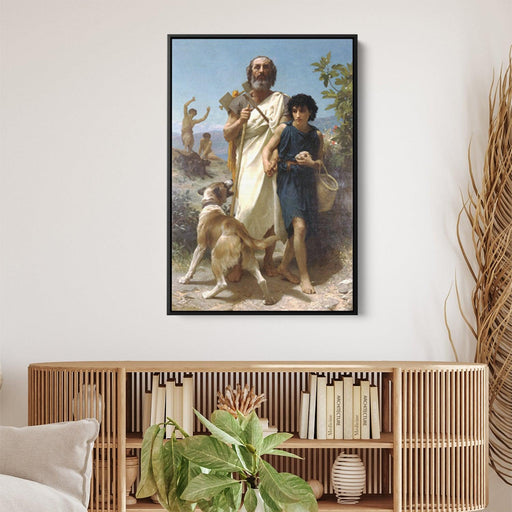 Homer and his Guide by William-Adolphe Bouguereau - Canvas Artwork
