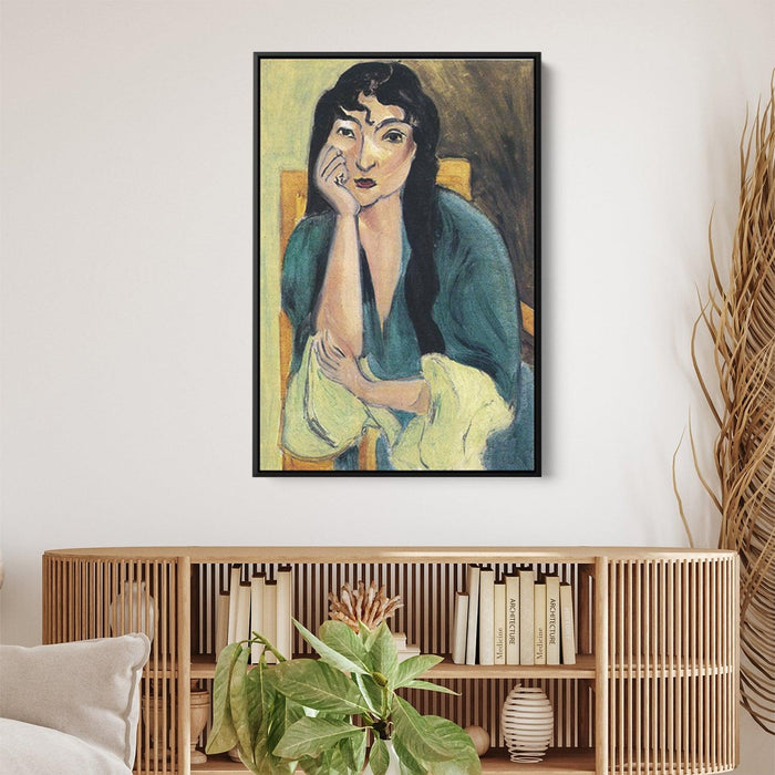 Laurette in Green by Henri Matisse - Canvas Artwork