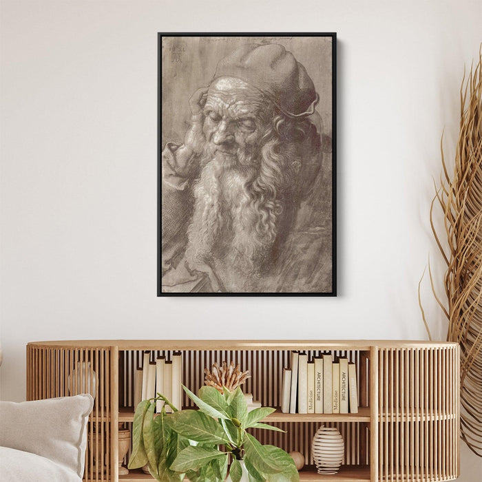 Man Aged 93 (brush & ink on paper) by Albrecht Durer - Canvas Artwork