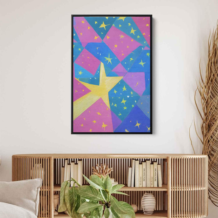 Pastel Bauhaus Stars #210 - Kanvah