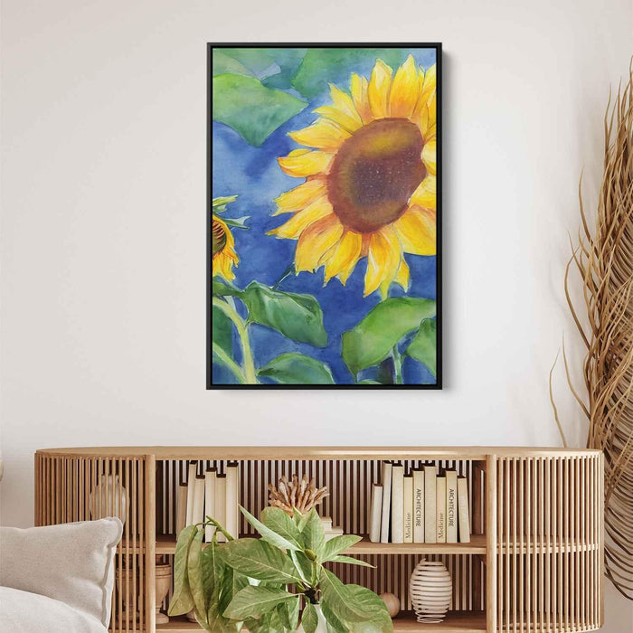 Watercolor Sunflower #218 - Kanvah