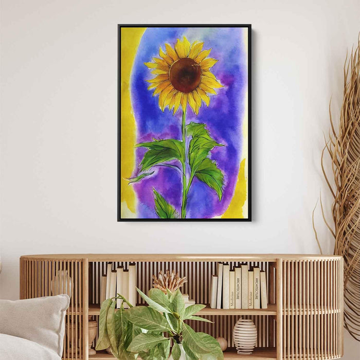 Watercolor Sunflower #221 - Kanvah