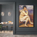 Bather with a rock by Pierre-Auguste Renoir - Canvas Artwork