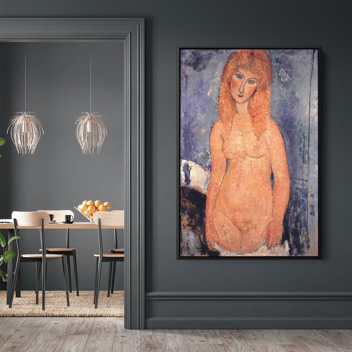 Blonde nude by Amedeo Modigliani - Canvas Artwork