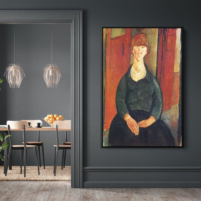 Flower vendor by Amedeo Modigliani - Canvas Artwork