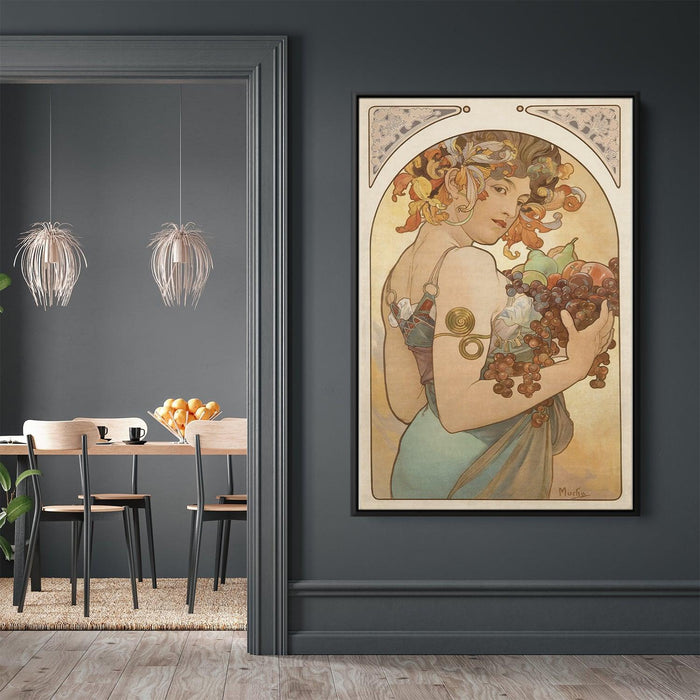 Fruit by Alphonse Mucha - Canvas Artwork