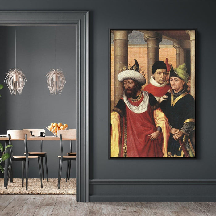 Group of Men by Rogier van der Weyden - Canvas Artwork